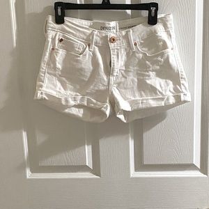 Cute White Jean Shorts!
